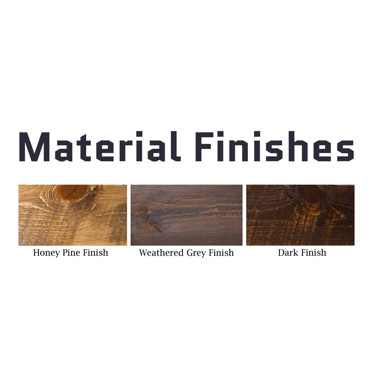 Material finish options