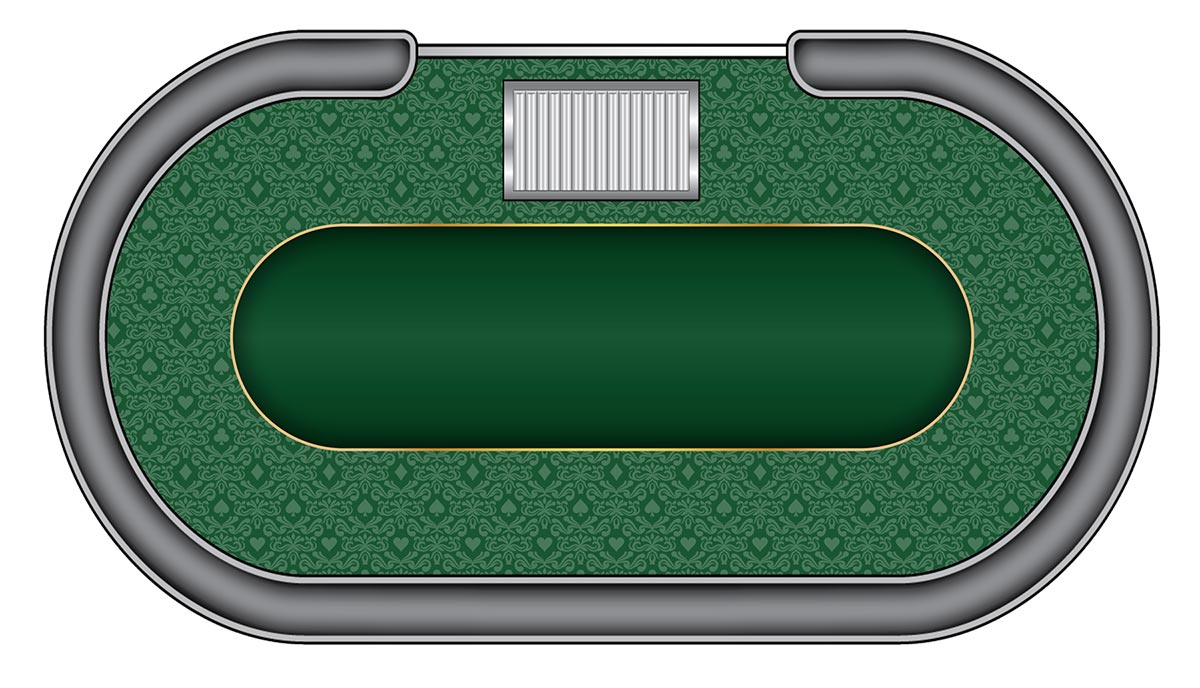 96″ Luxury Felt Folding Poker Table